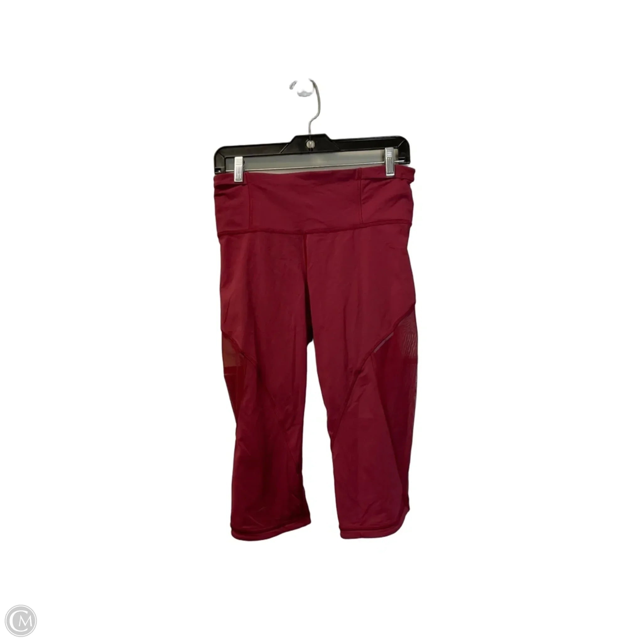 Athletic Capris By Lululemon In Red, Size: 8