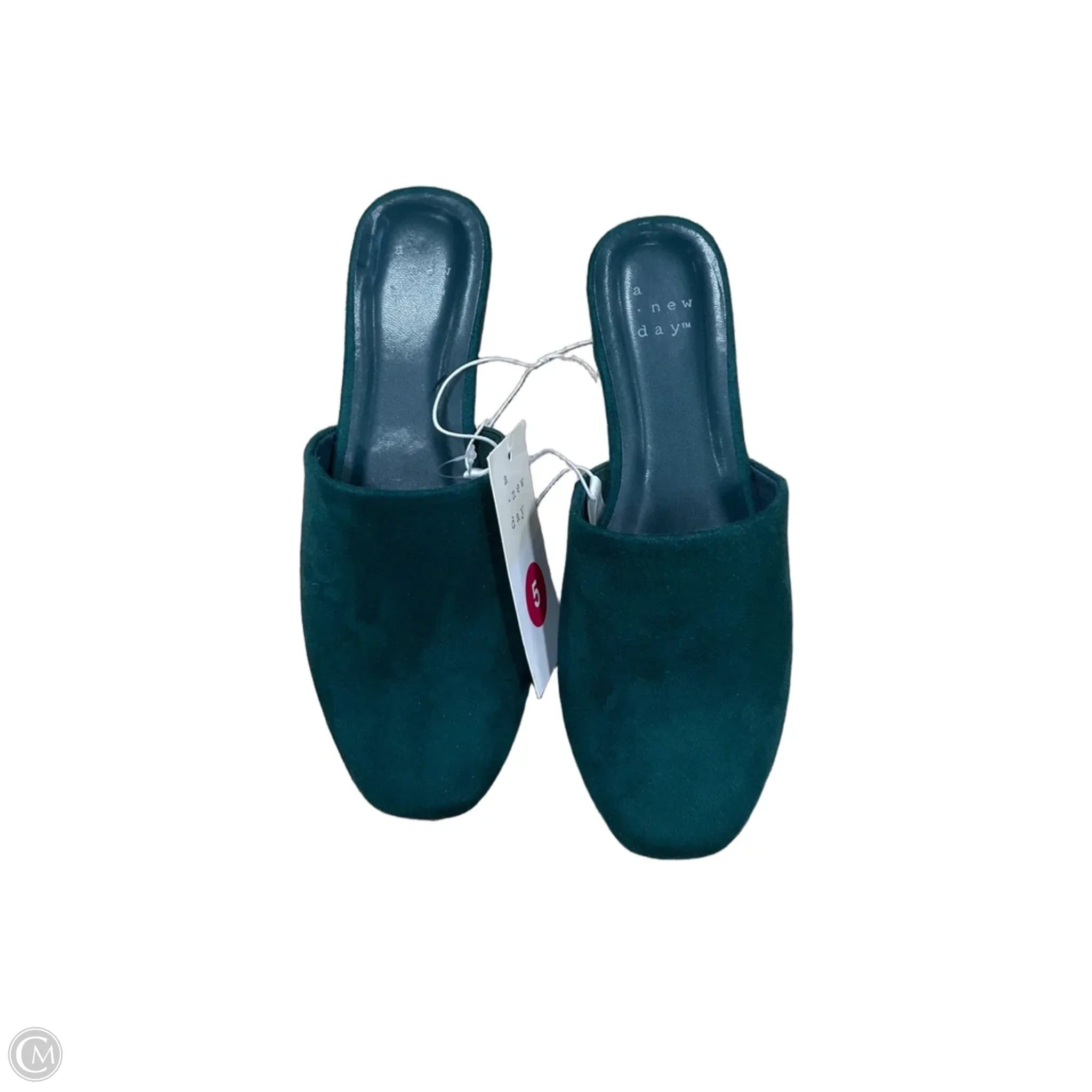 Shoes Flats By A New Day In Green, Size: 5