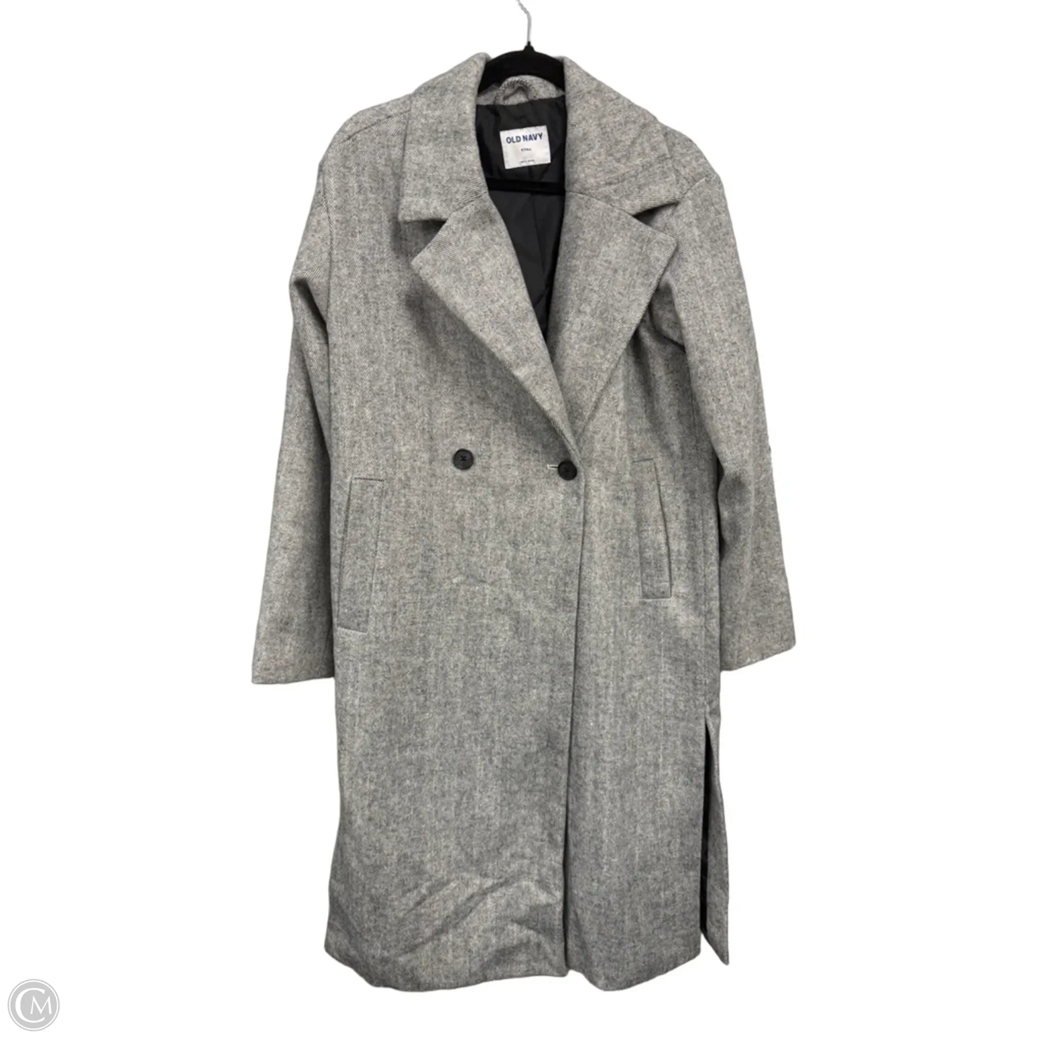 Coat Other By Old Navy In Grey & White, Size: S