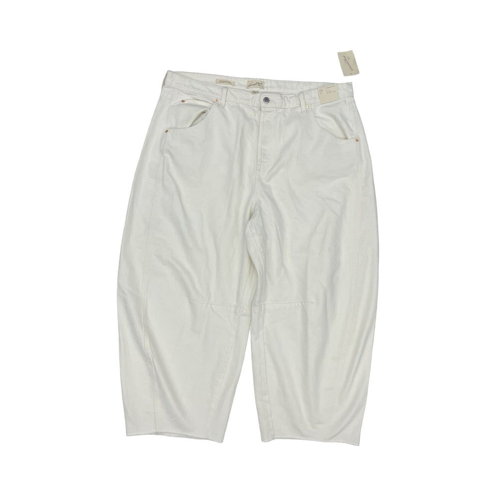 Jeans Straight By Universal Thread In Cream, Size:20