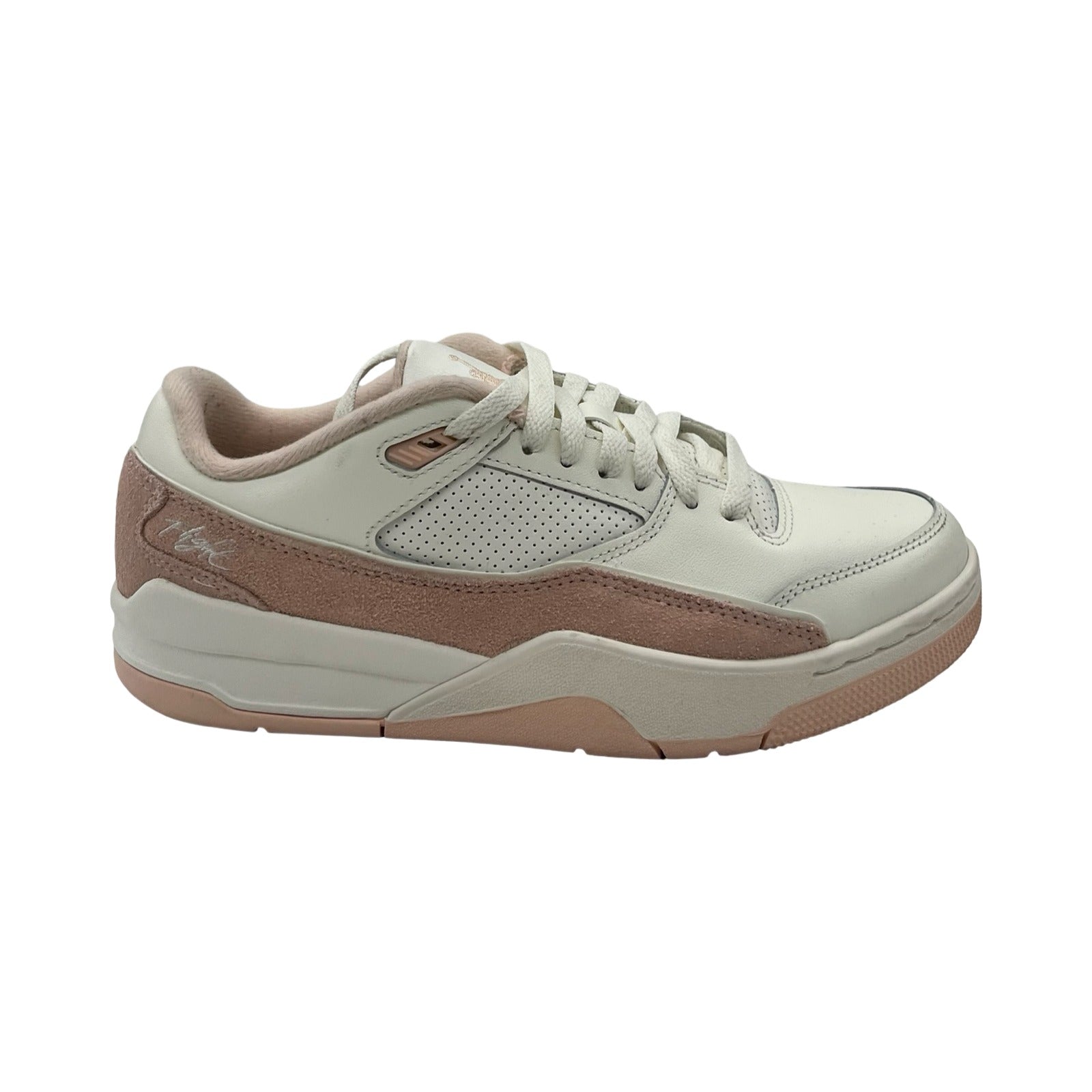 Shoes Luxury Designer By Jordan In Pink & White, Size:9.5