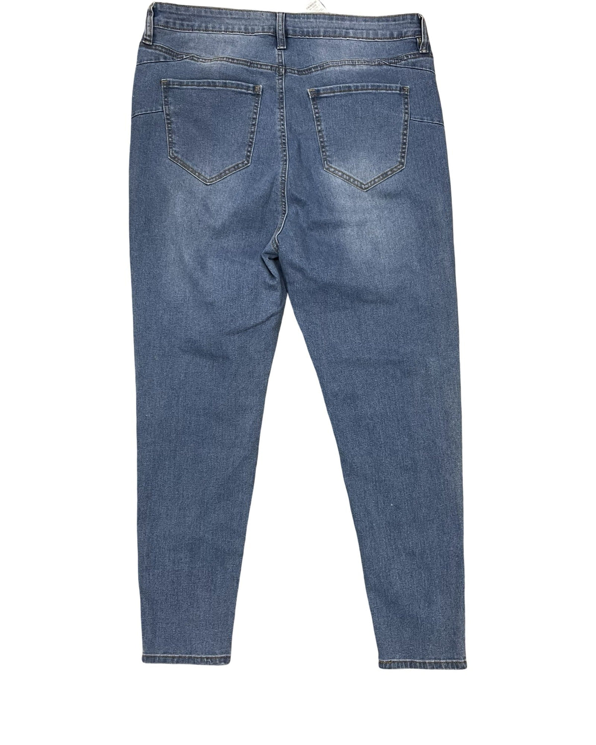 Jeans Skinny By Fashion Nova In Blue Denim, Size:14