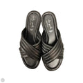 Sandals Flats By Clothes Mentor In Black, Size: 7.5
