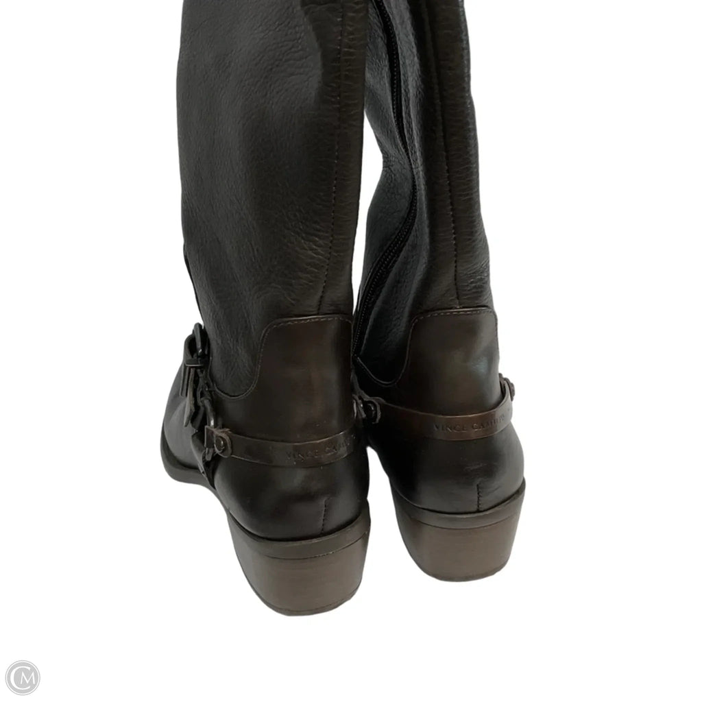 Boots Knee Heels By Vince Camuto In Brown, Size: 7.5