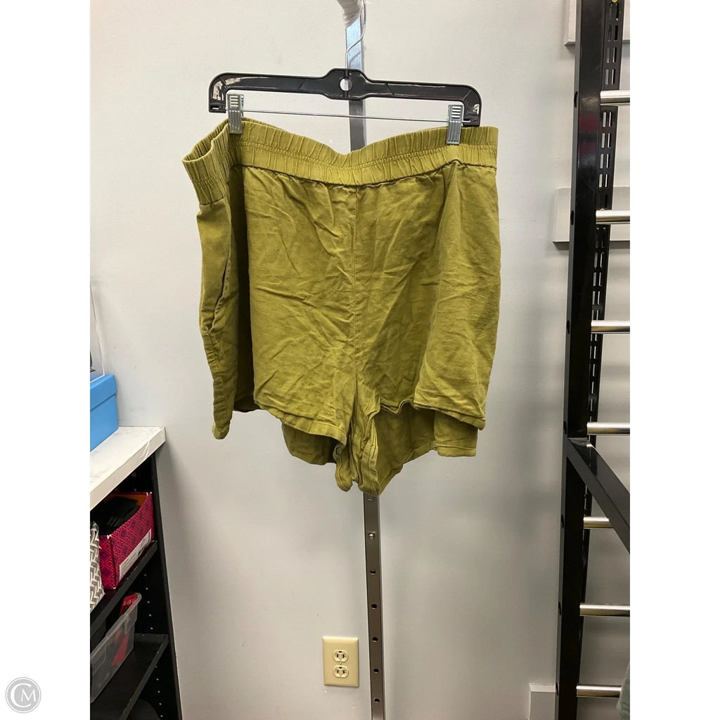 Shorts By A New Day In Green, Size: 3x