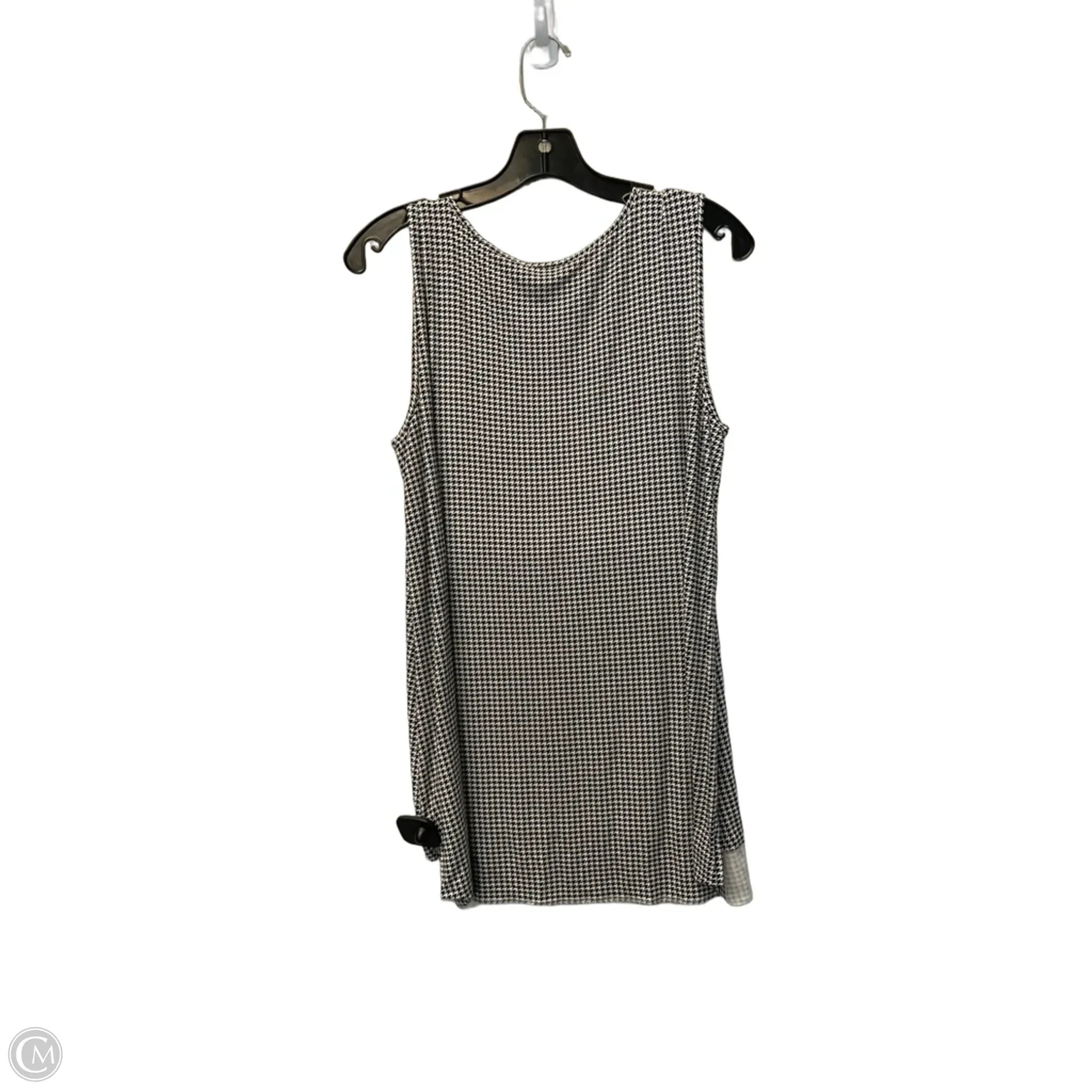 Top Sleeveless Basic By J. Jill In Geometric Pattern, Size: M