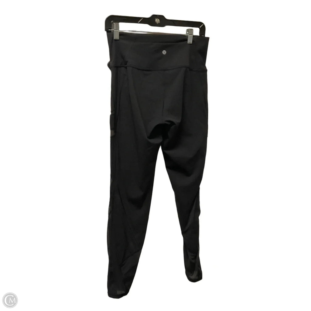 Athletic Leggings By Lululemon In Black, Size: 10