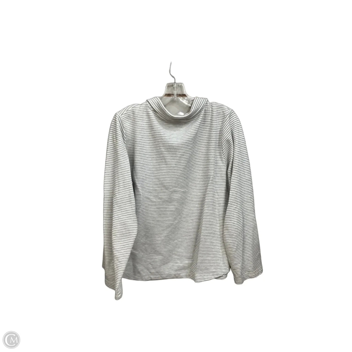 Sweatshirt Collar By J. Crew In Striped Pattern, Size: Xl