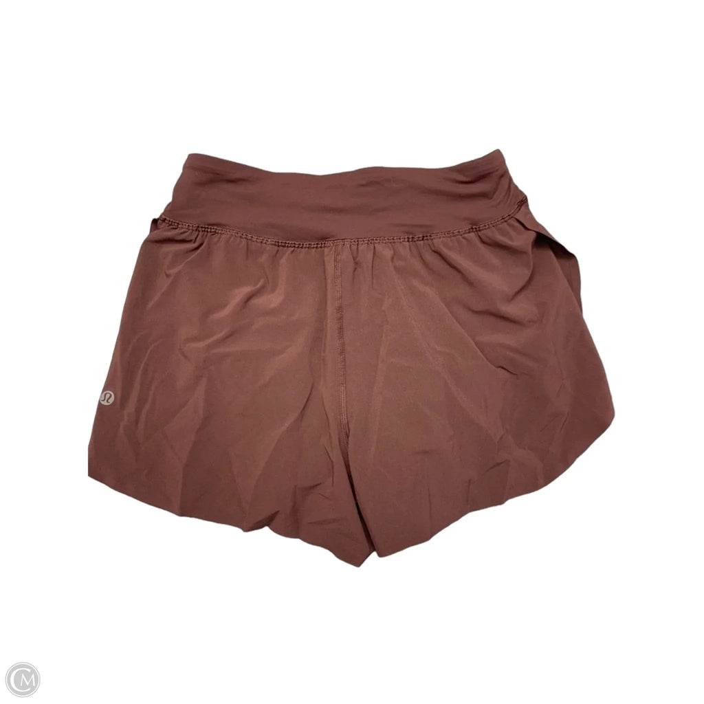 Athletic Shorts By Lululemon In Maroon, Size: Xs