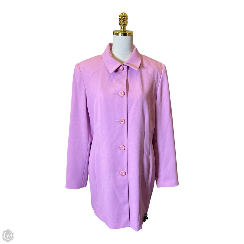 Coat Other By Karen Scott In Purple, Size: 14