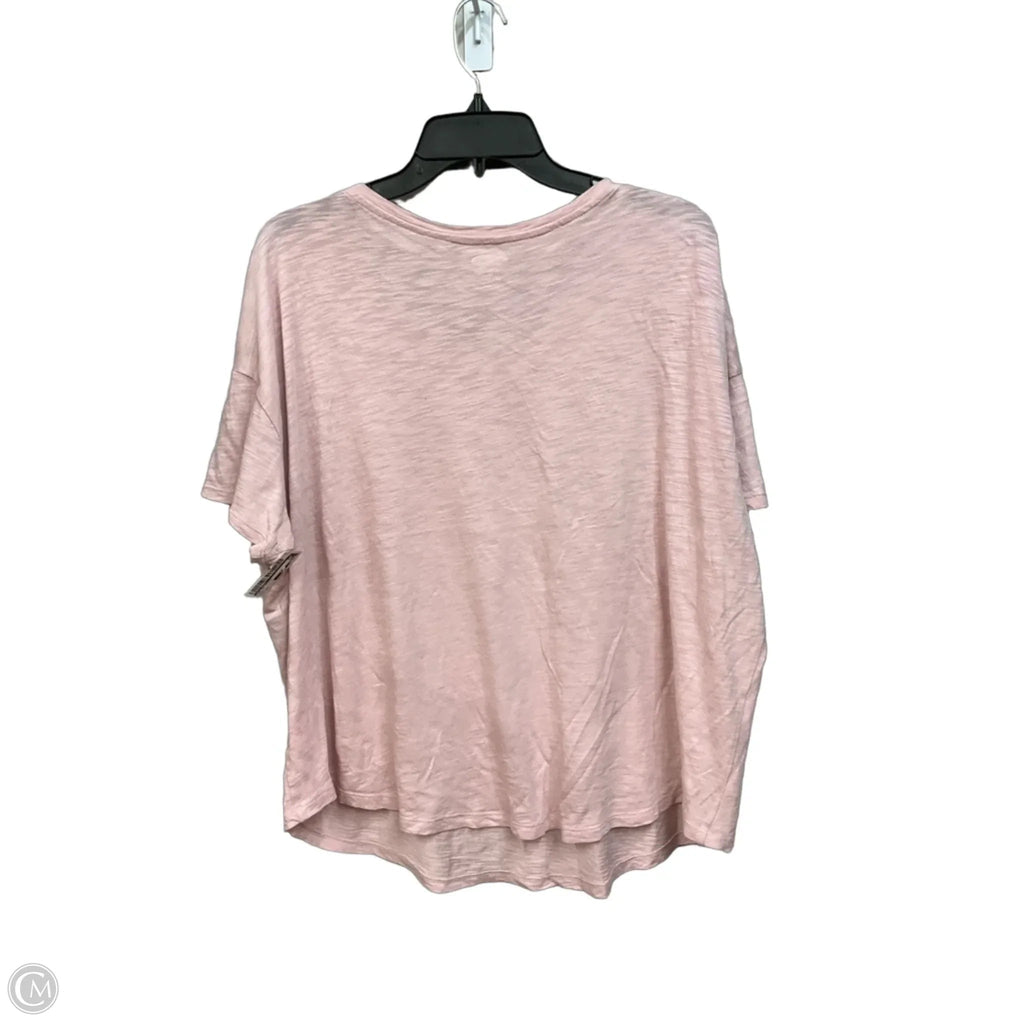 Top Short Sleeve Basic By Old Navy In Pink, Size: Xl