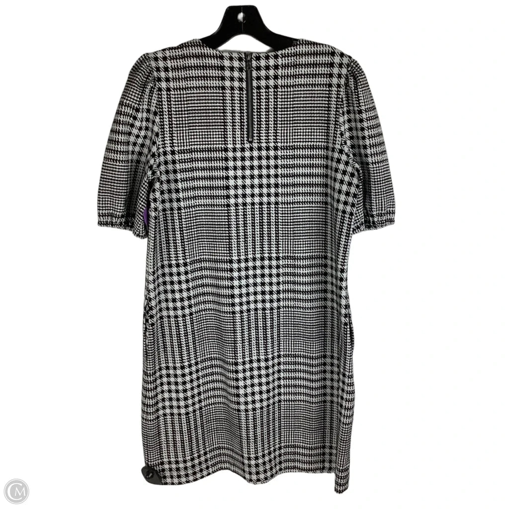Dress Work By Loft In Plaid Pattern, Size: M