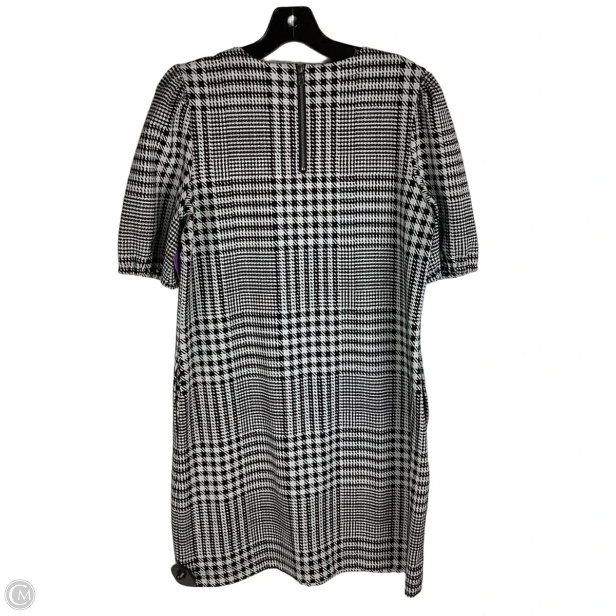 Dress Work By Loft In Plaid Pattern, Size: M