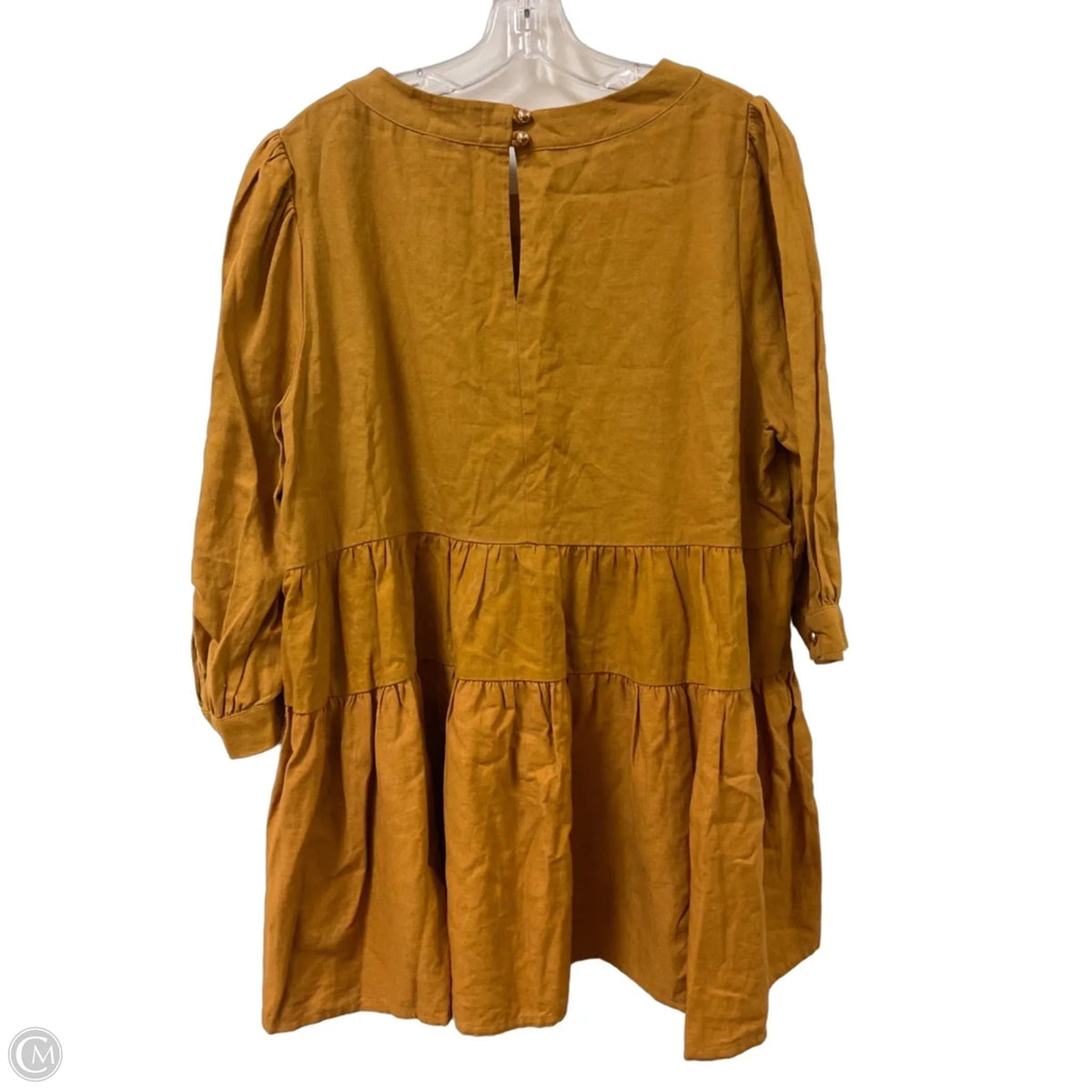 Dress Casual Short By Clothes Mentor In Yellow, Size: Xl