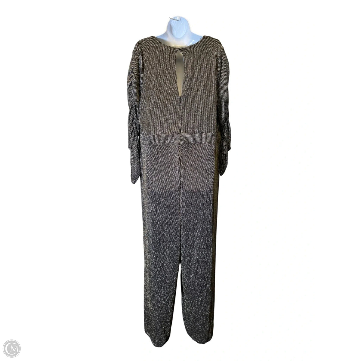 Jumpsuit By Torrid In Black & Gold, Size: 18