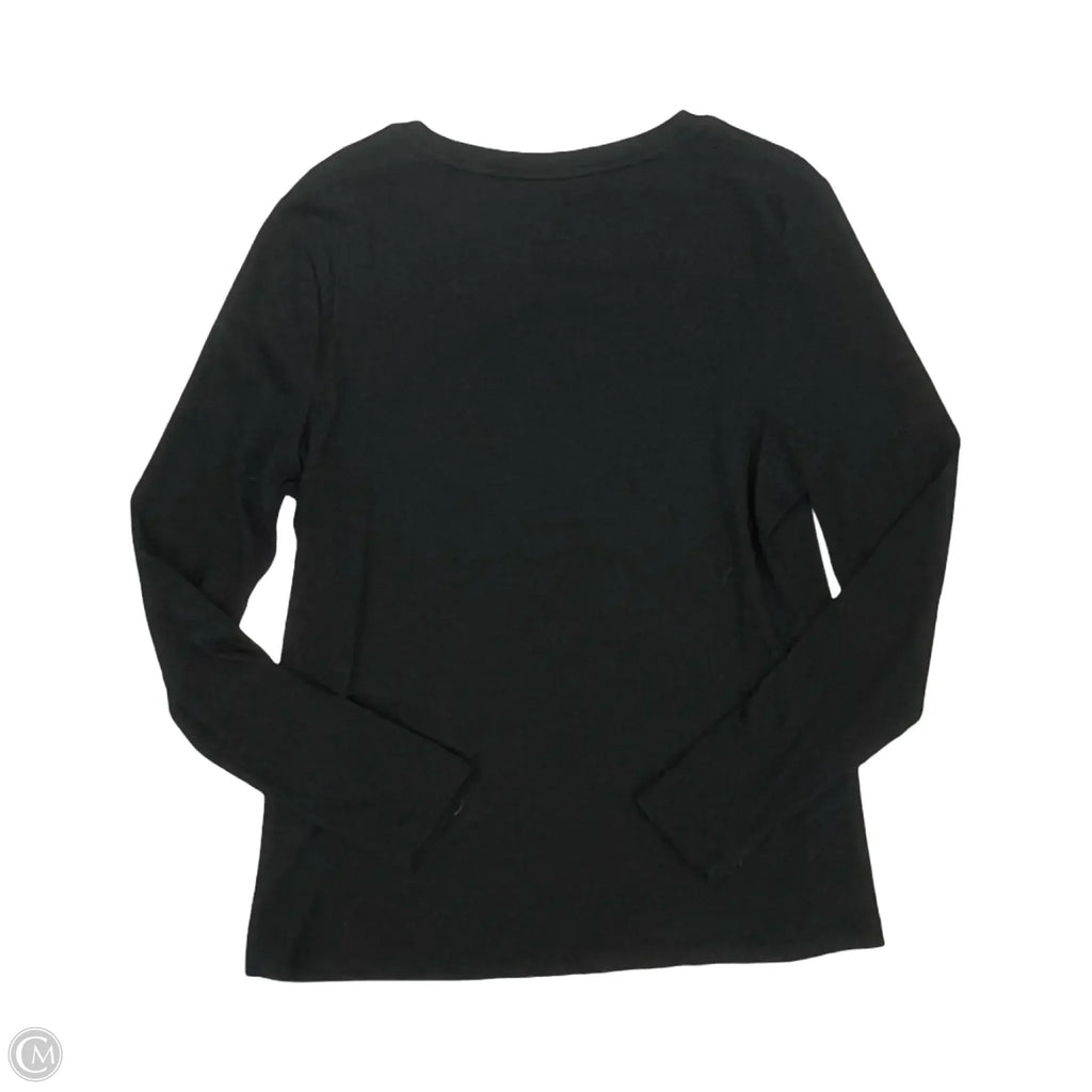 Top Long Sleeve By A New Day In Black, Size: Xl