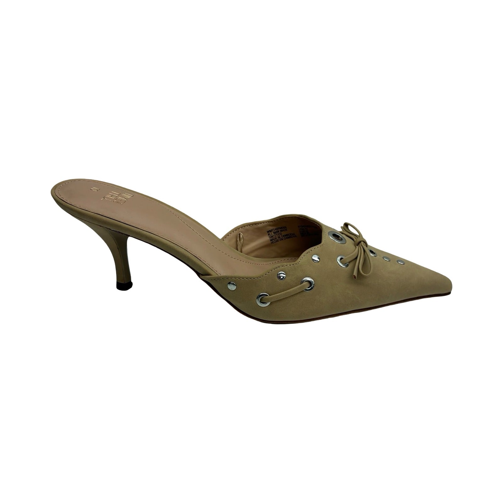 Shoes Heels Kitten By Time And Tru In Tan, Size:10