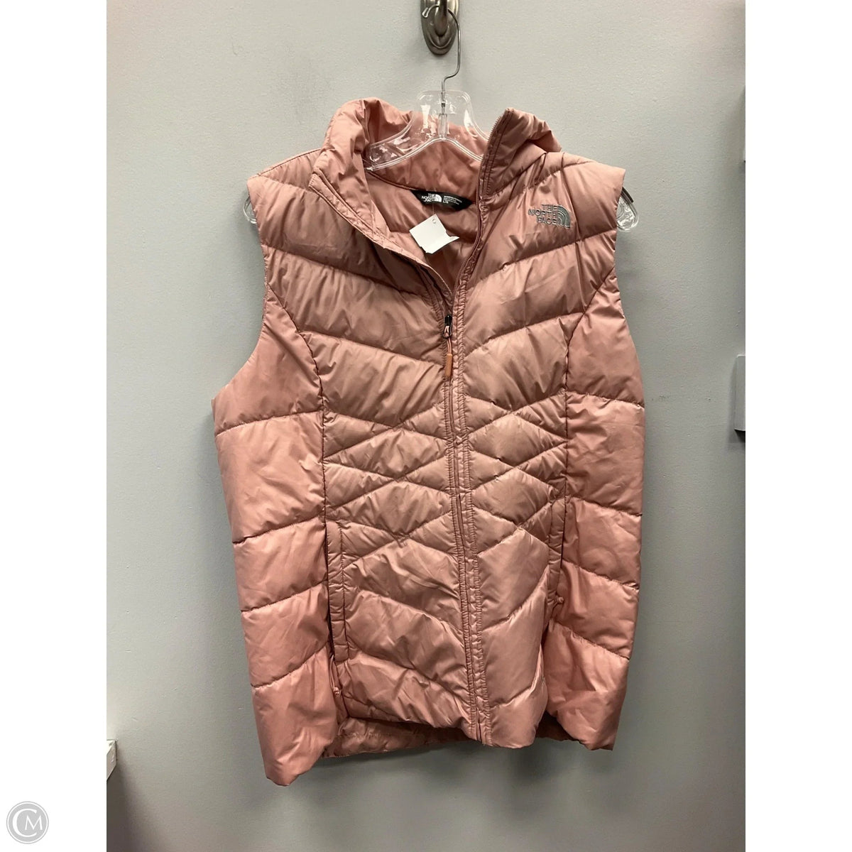 Vest Puffer & Quilted By The North Face In Peach, Size: L