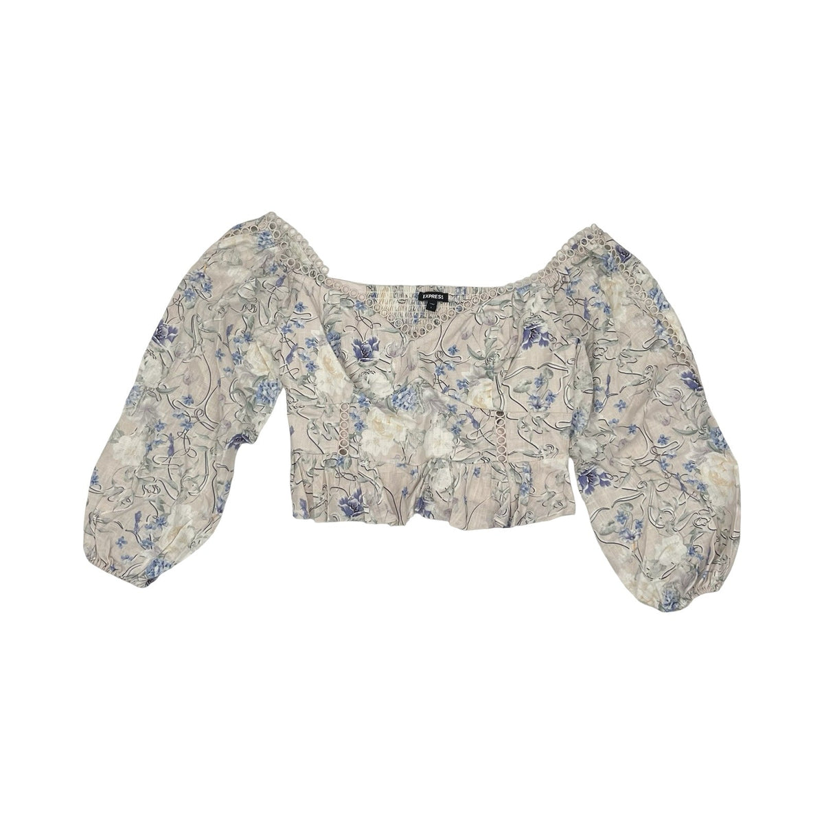 Top Ls By Express In Tan, Size:L