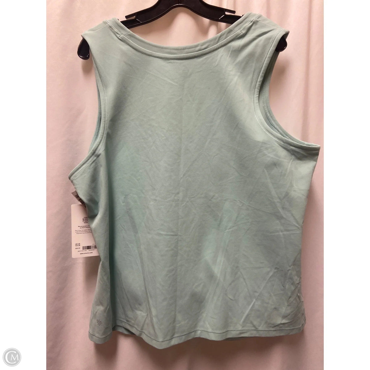Athletic Top Short Sleeve By Athleta In Green, Size: 3x