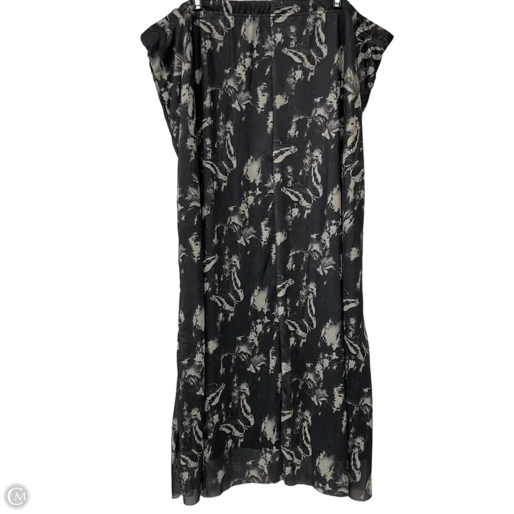 Skirt Maxi By Clothes Mentor In Black, Size: Xxl