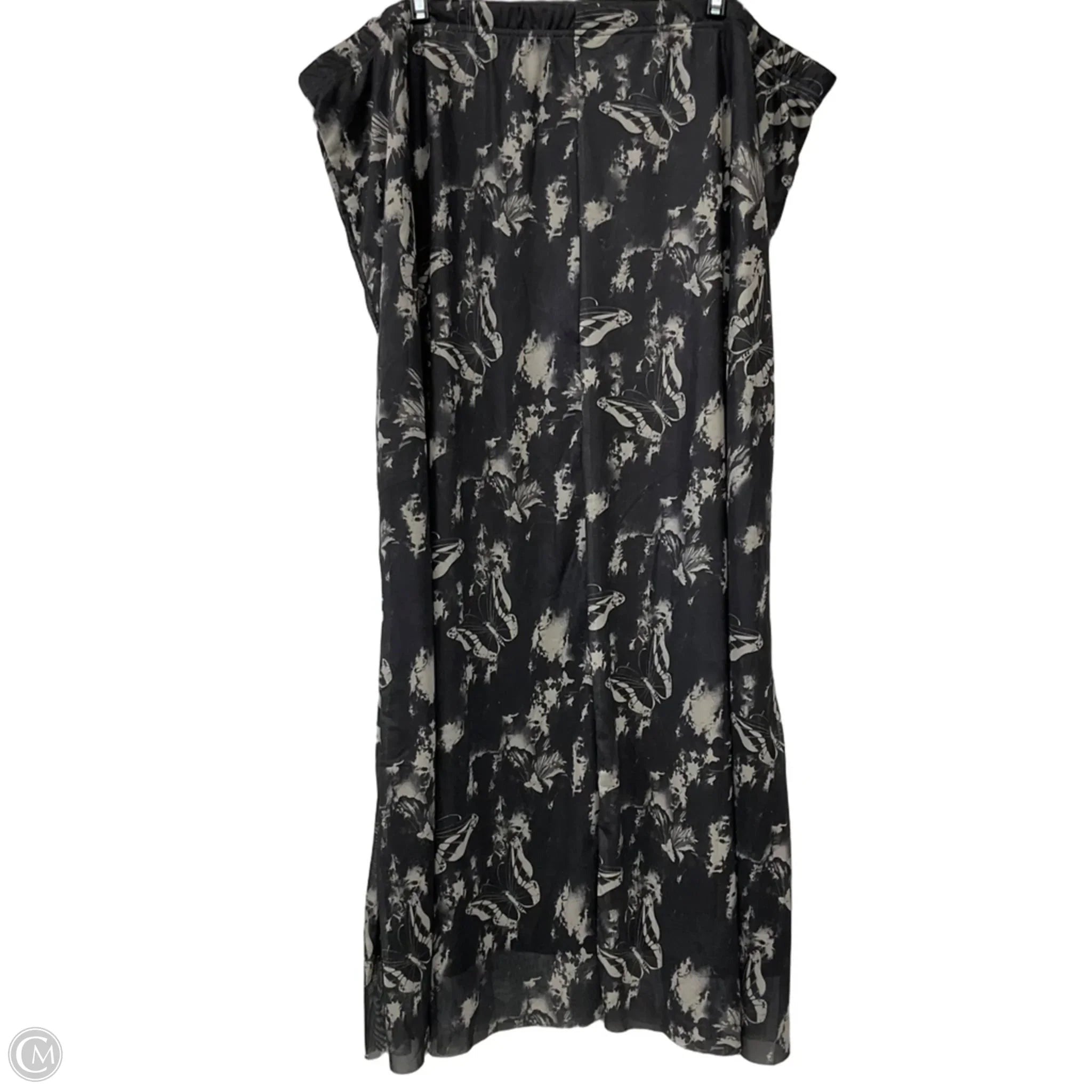 Skirt Maxi By Clothes Mentor In Black, Size: Xxl