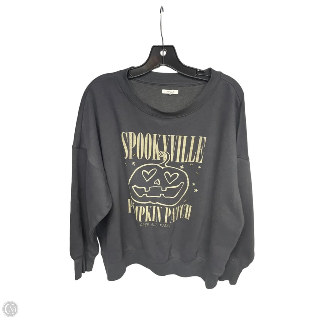 Sweatshirt Crewneck By Maurices In Grey, Size: Xl