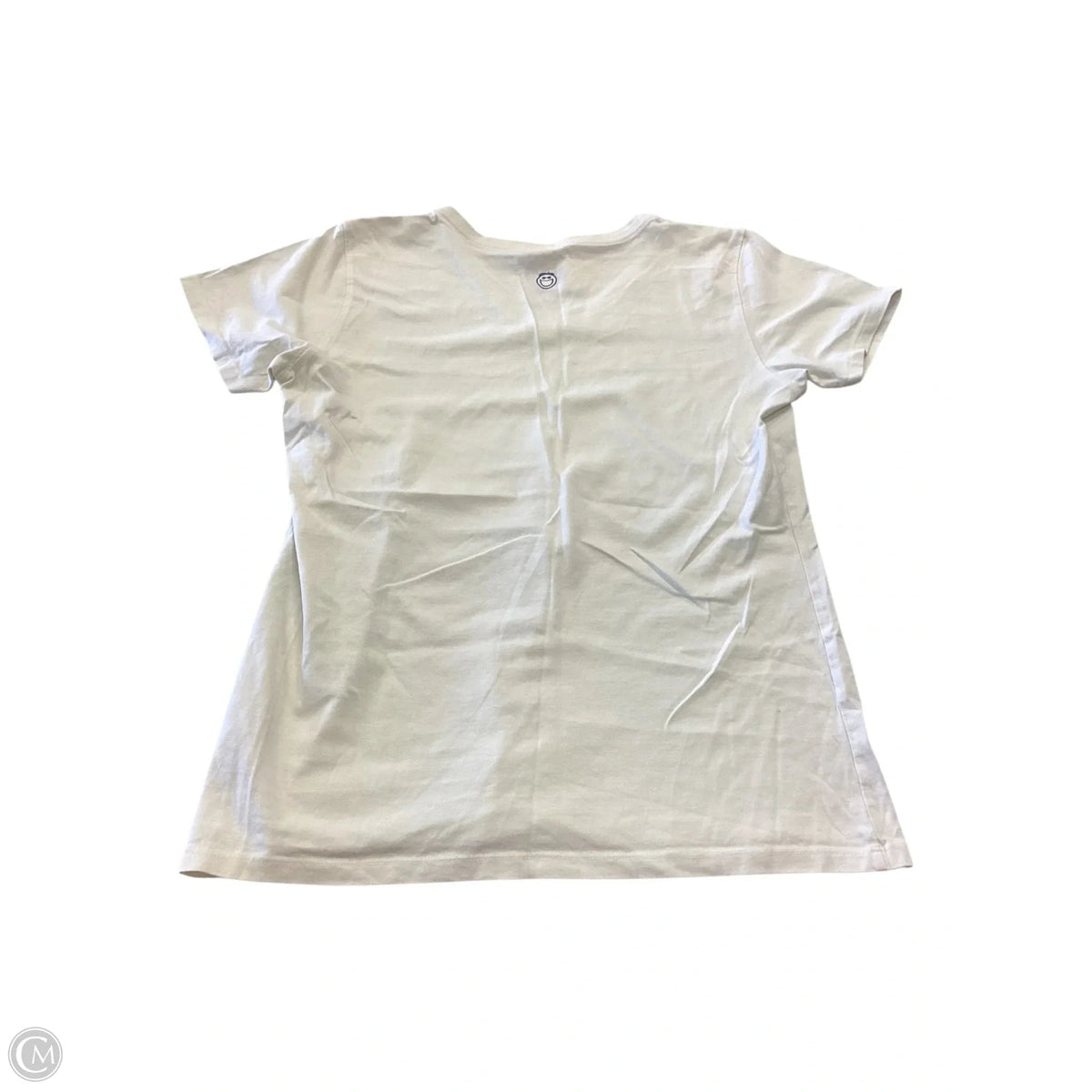 Top Short Sleeve By Life Is Good In Blue & Red & White, Size: M
