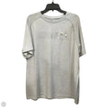 Athletic Top Short Sleeve By Under Armour In Grey, Size: 2x