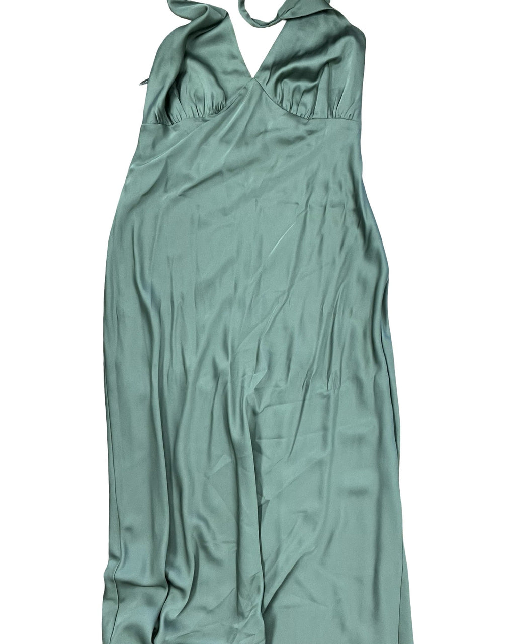 Dress Party Long By Abercrombie And Fitch In Green, Size:L