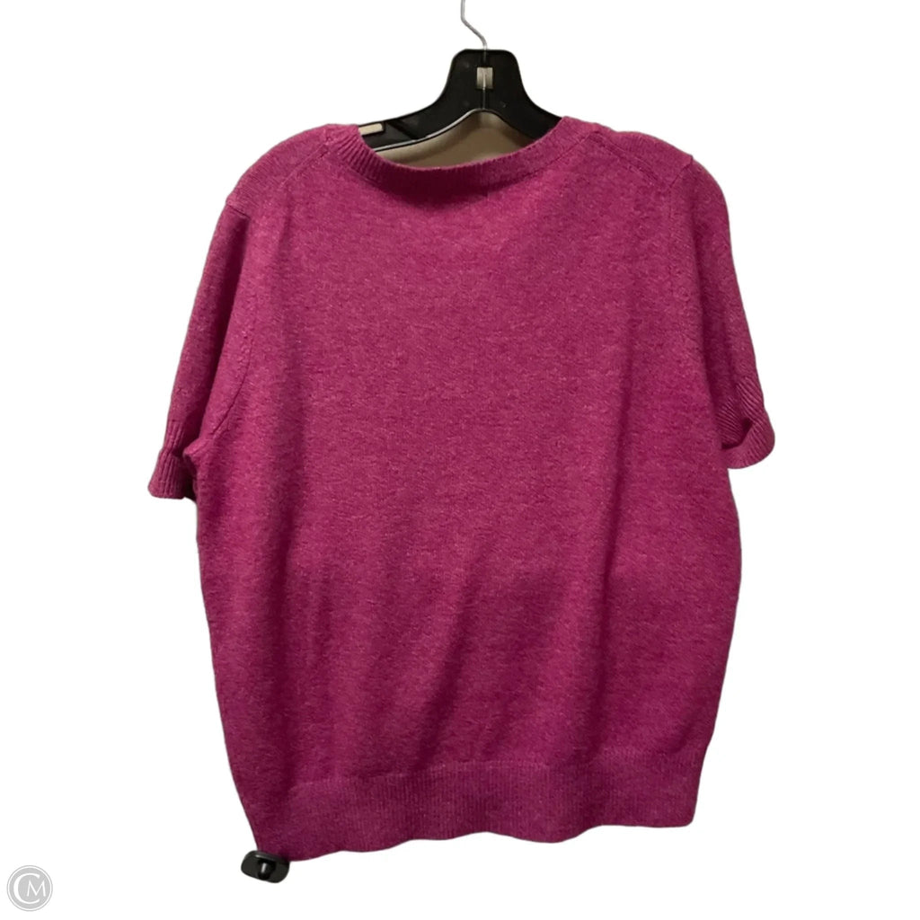 Top Short Sleeve By Matty M In Purple, Size: M