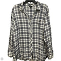 Top Long Sleeve By Talbots In Plaid Pattern, Size: 2x