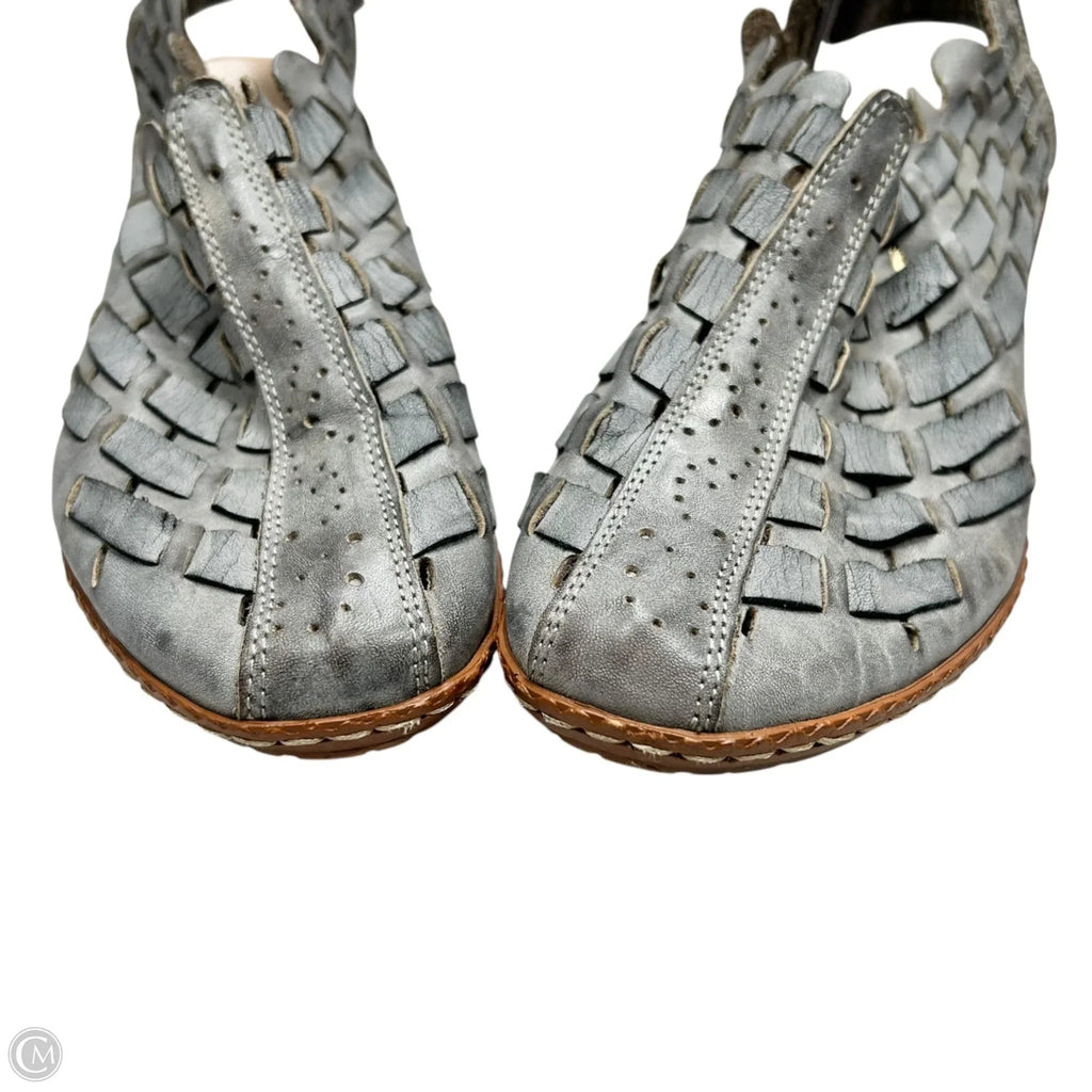 Shoes Heels Block By Riekers In Grey, Size: 6.5
