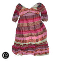 Dress Casual Midi By Cmc In Multi, Size: S