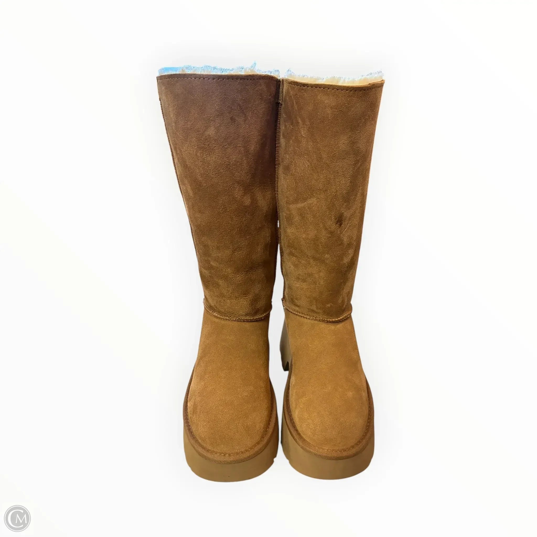 Boots Designer By Ugg In Tan, Size: 5