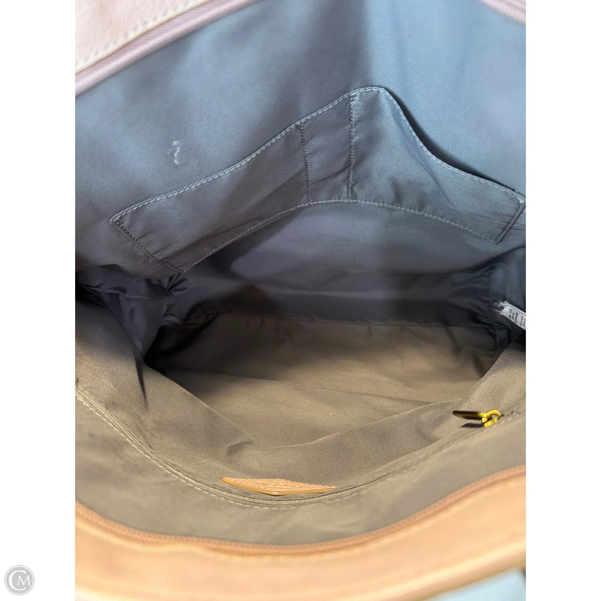 Handbag Leather By Fossil, Size: Large