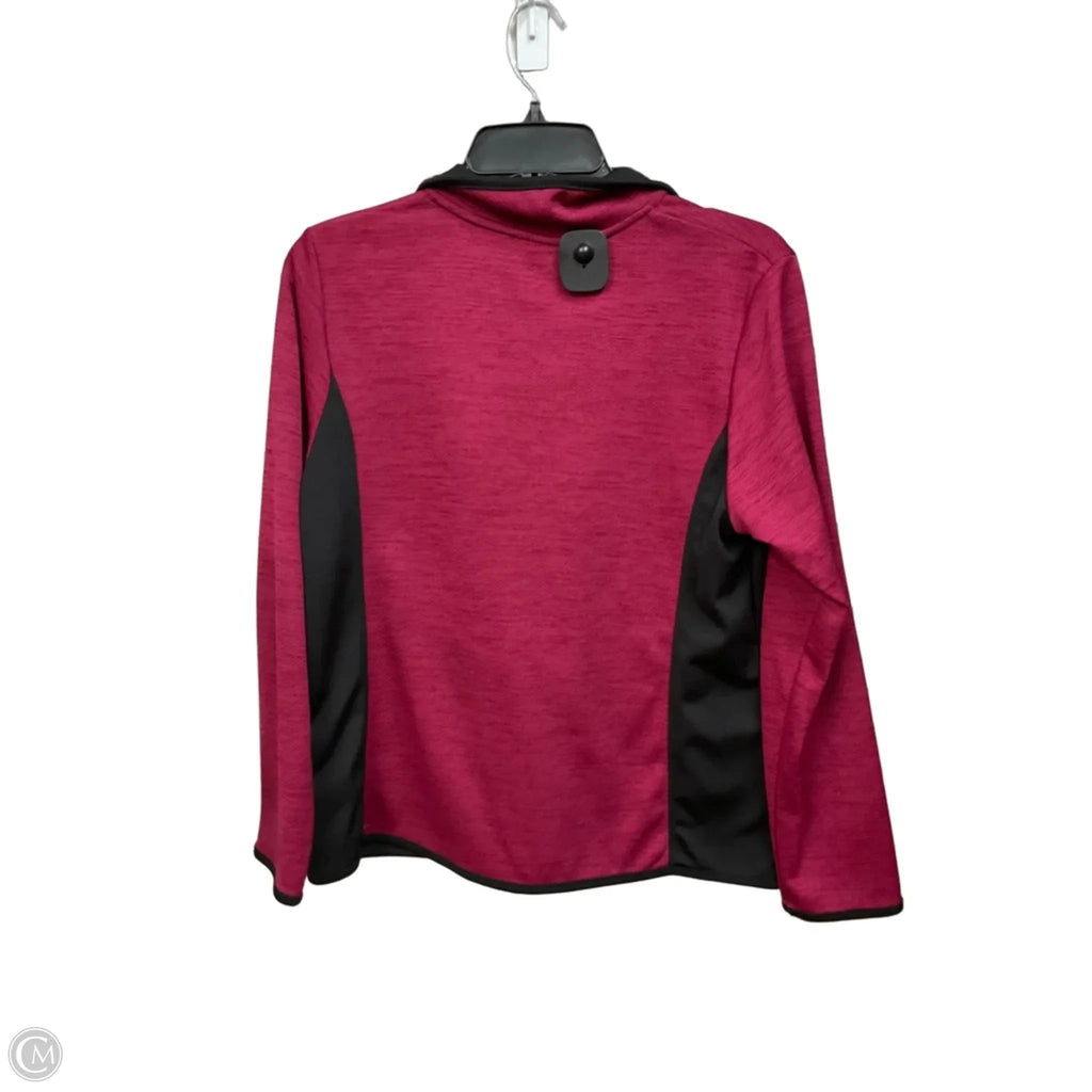 Athletic Jacket By St Johns Bay In Black & Pink, Size: Mp