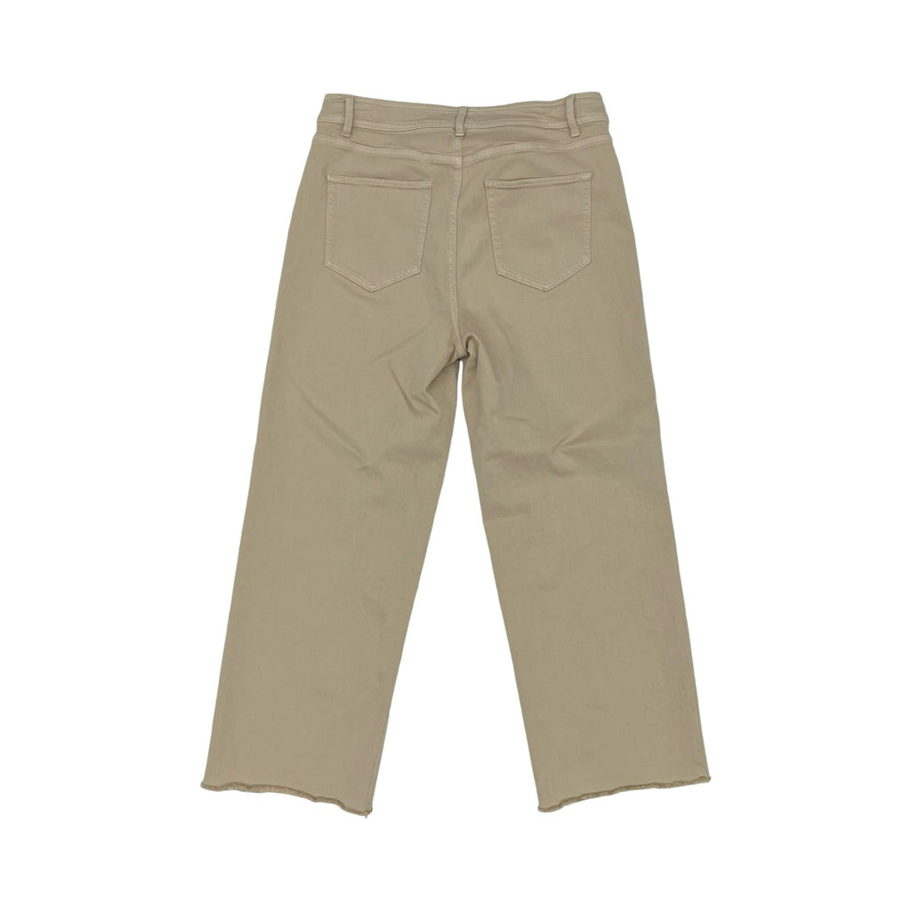 Jeans Wide Leg By J. Jill In Tan Denim, Size:8