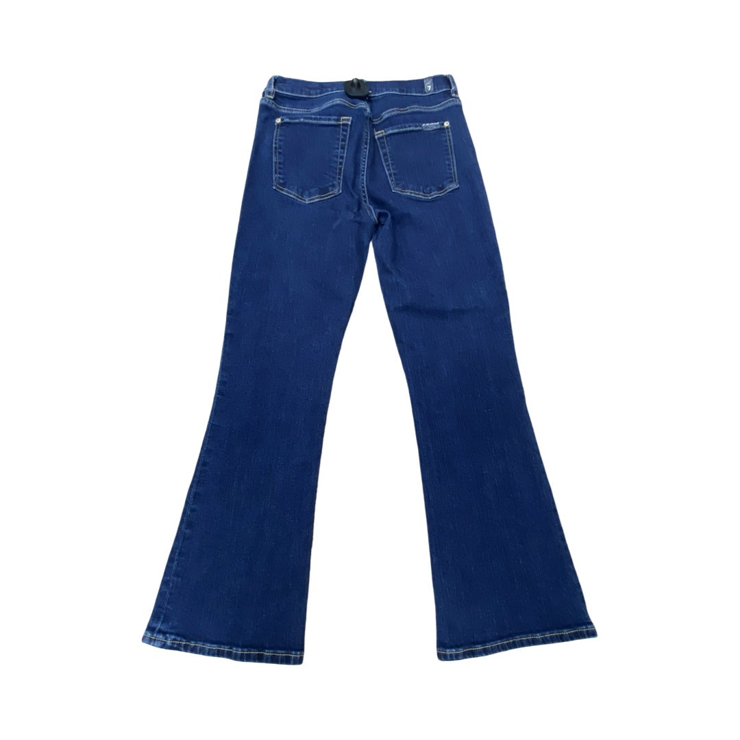 Jeans Boot Cut By 7 For All Mankind In Blue, Size:4