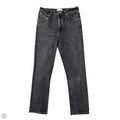 Jeans Straight By Agolde In Black Denim, Size: 4