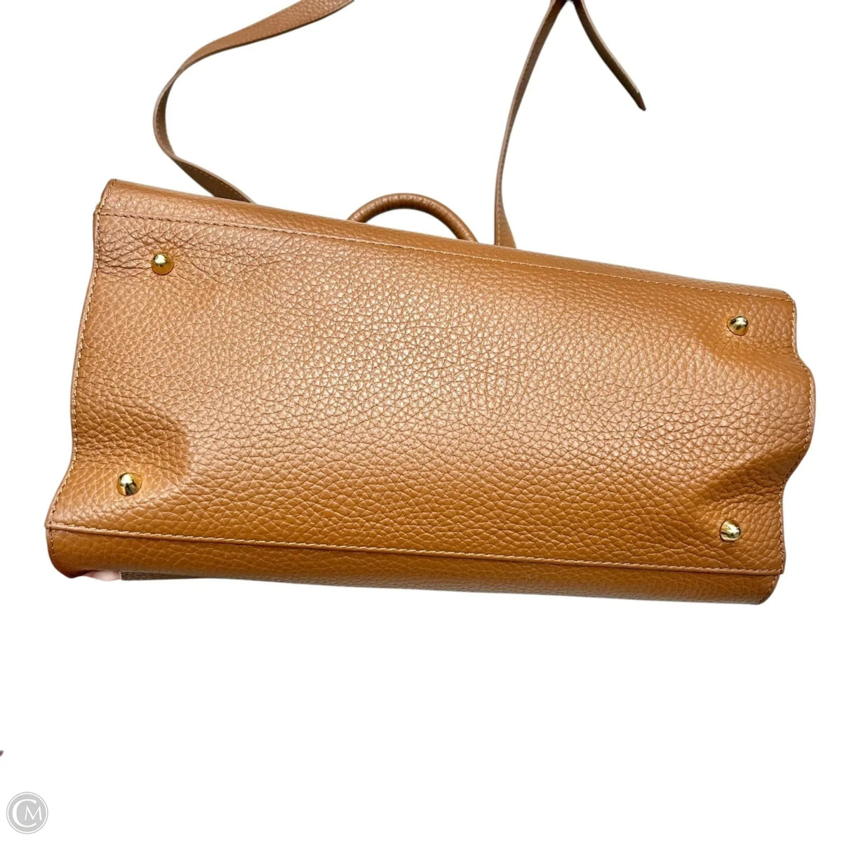 Handbag Leather By Anna Paola, Size: Medium