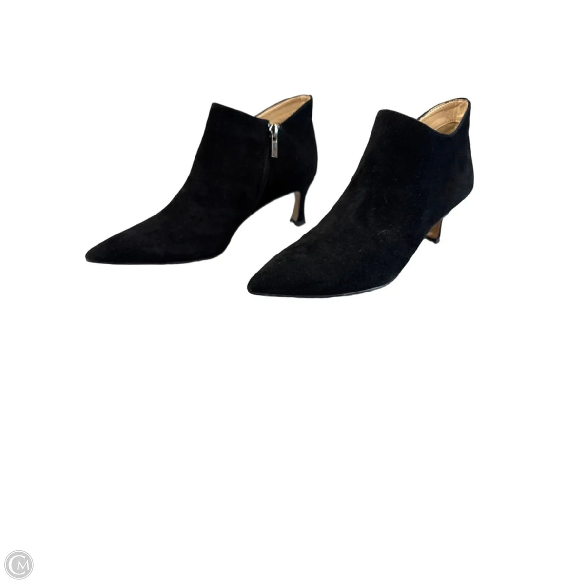 Boots Ankle Heels By Cmb In Black, Size: 7