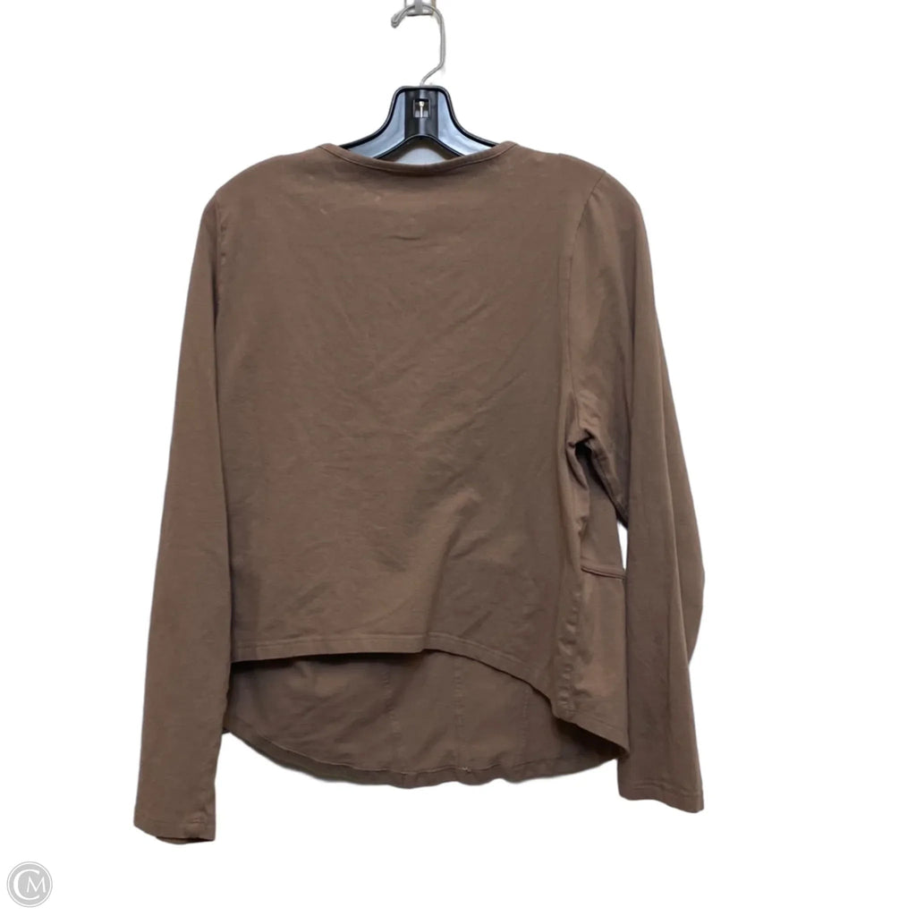 Top Long Sleeve By Torrid In Brown, Size: 3x