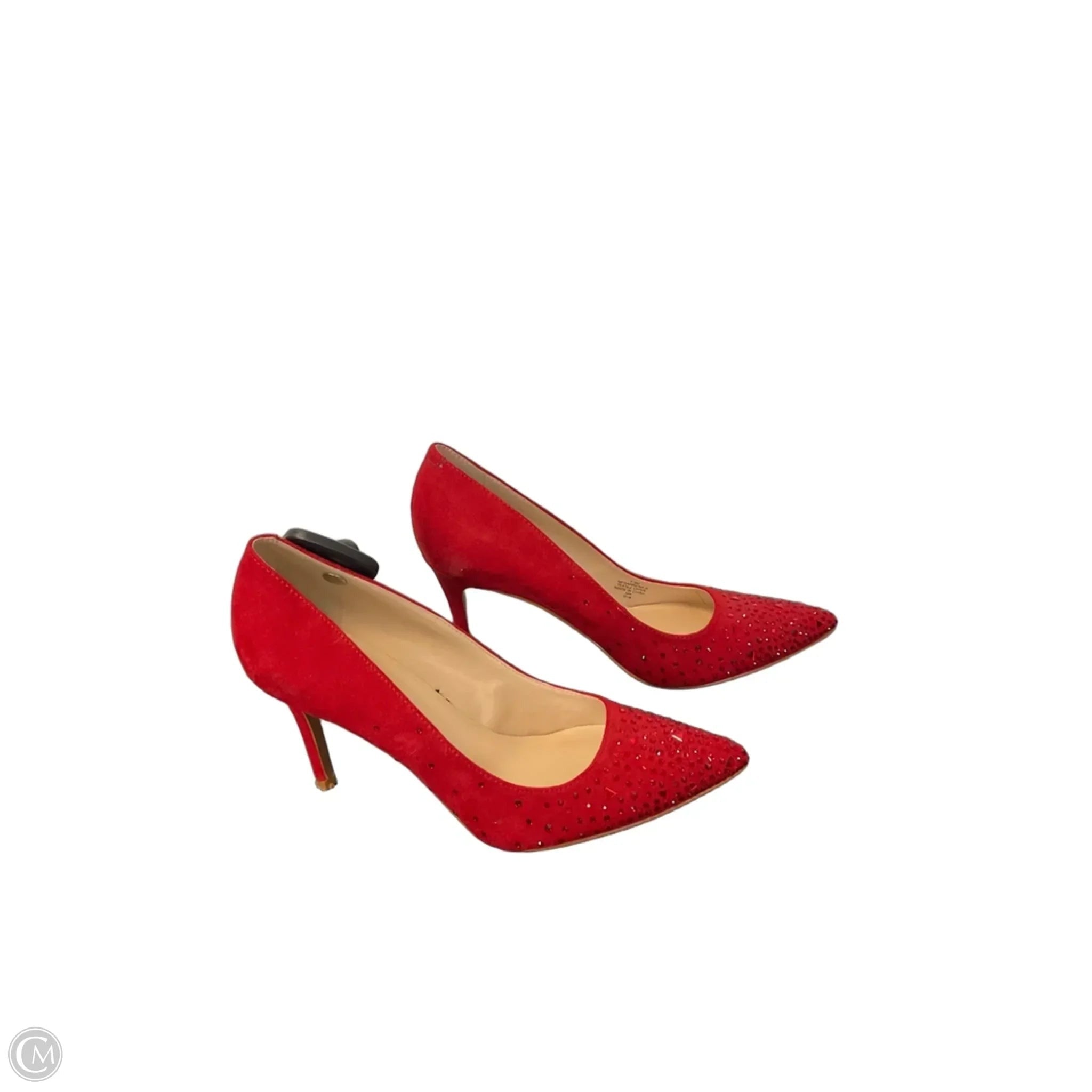 Shoes Heels Stiletto By Marc Fisher In Red, Size: 7.5