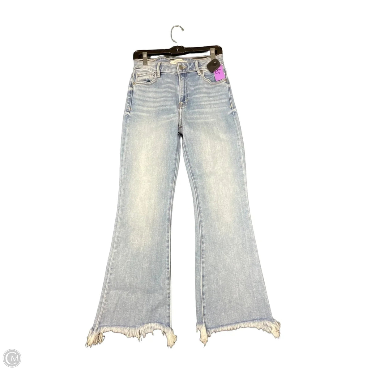 Jeans Flared By Hidden In Blue Denim, Size: 4