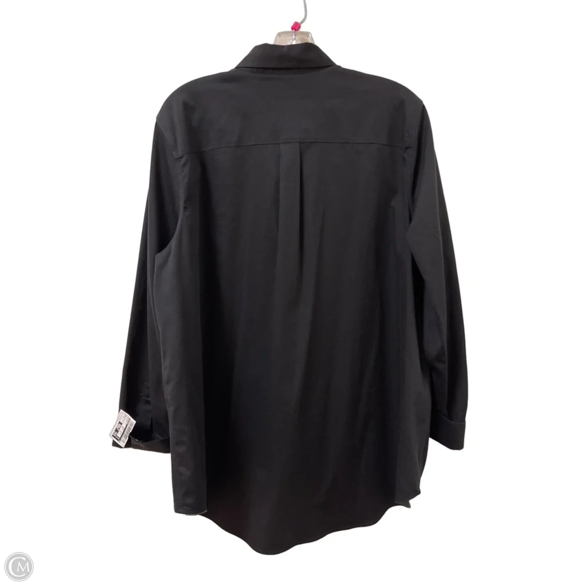 Blouse Long Sleeve By Chicos In Black, Size: L