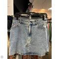 Skirt Mini & Short By Pilcro In Blue Denim, Size: 6