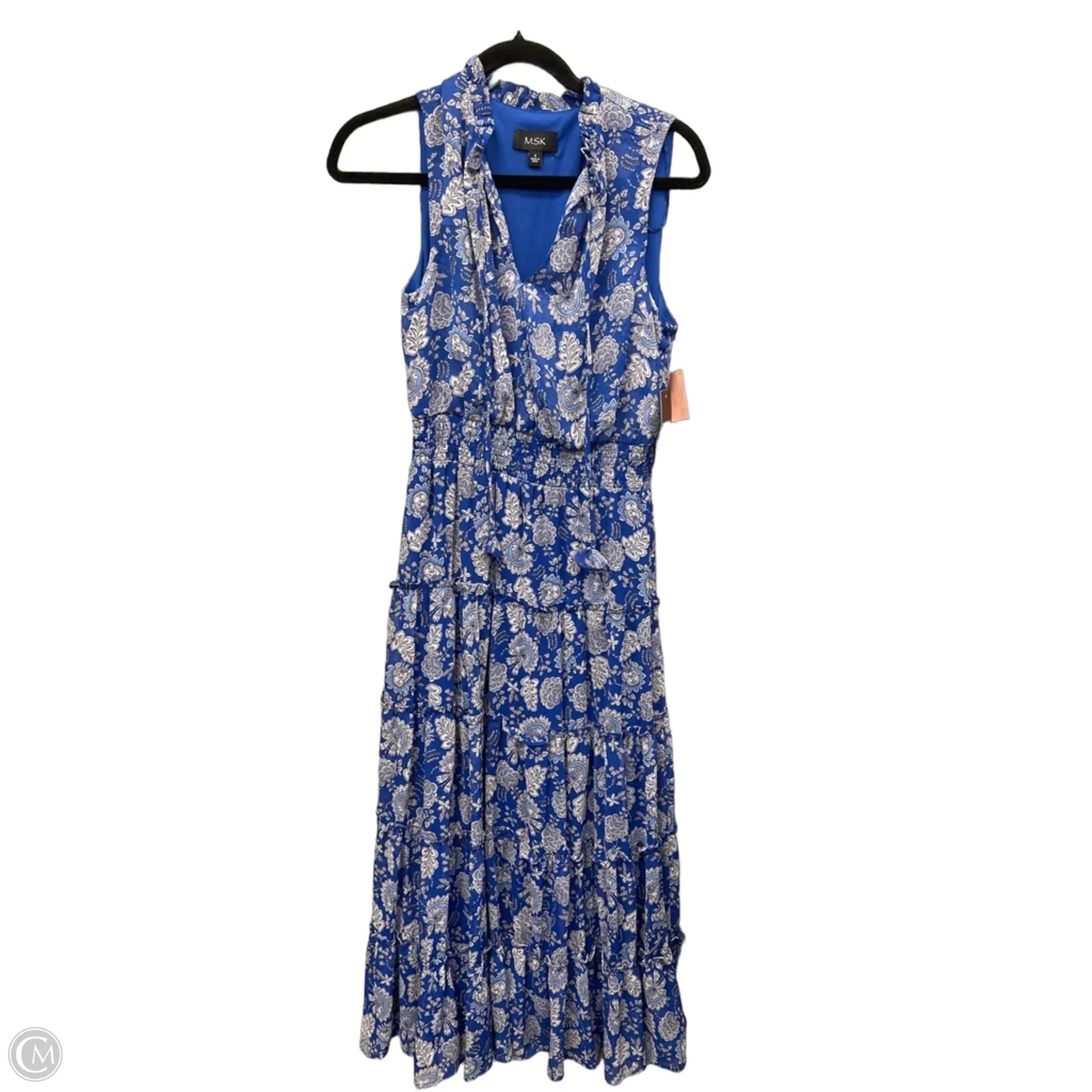Dress Casual Maxi By Msk In Blue, Size: S