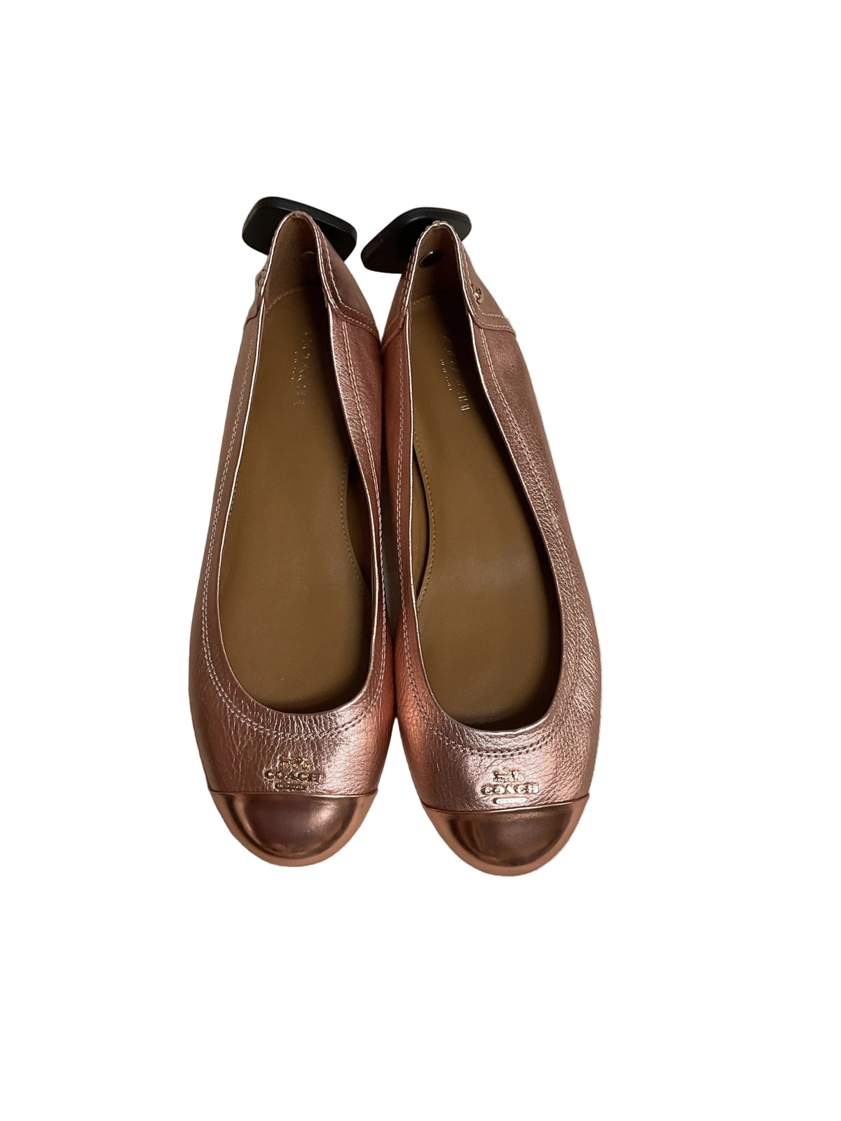 Shoes Designer By Coach In Rose Gold, Size:8