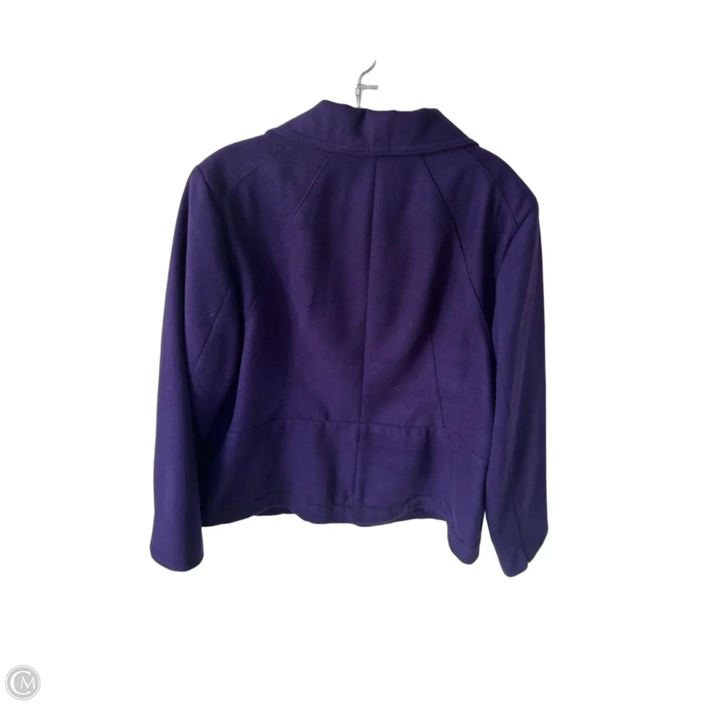 Blazer By Chicos In Purple, Size: Xl